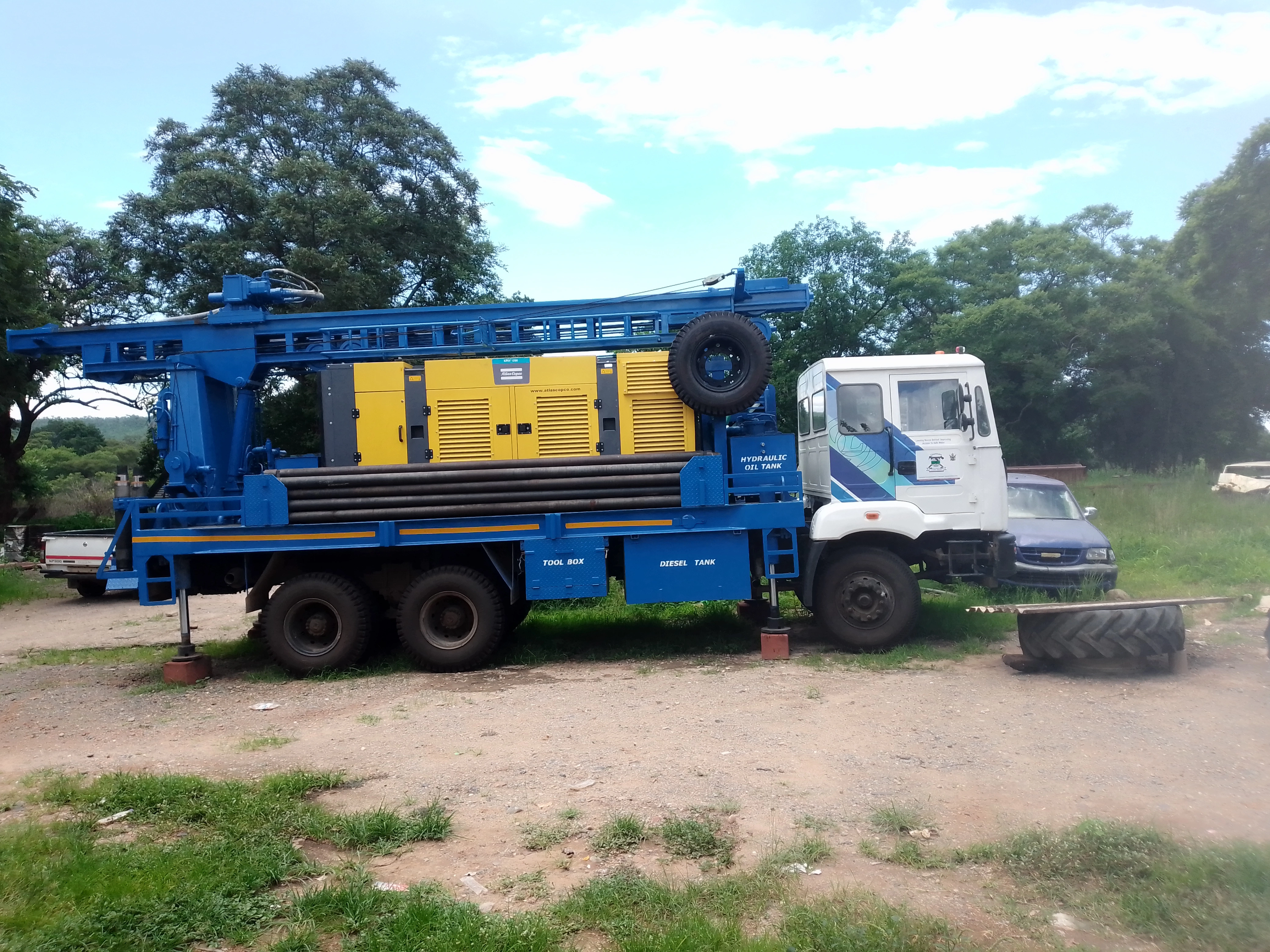 Borehole rig procured for water infrastructure